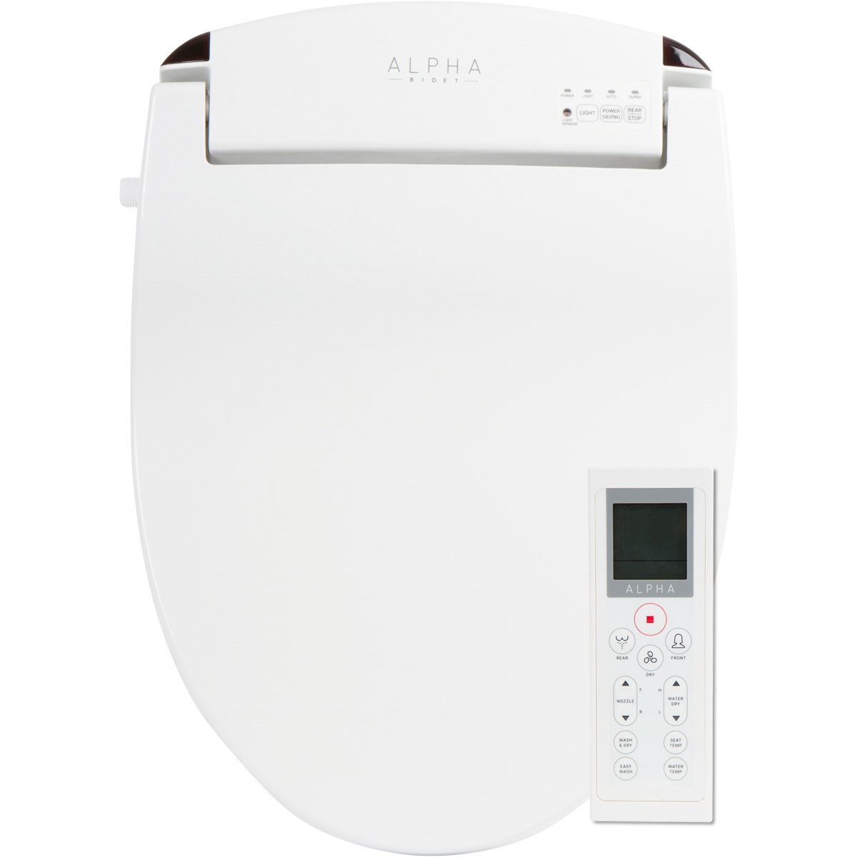 ALPHA BIDET JX2 elongated bidet toilet seat with endless warm water