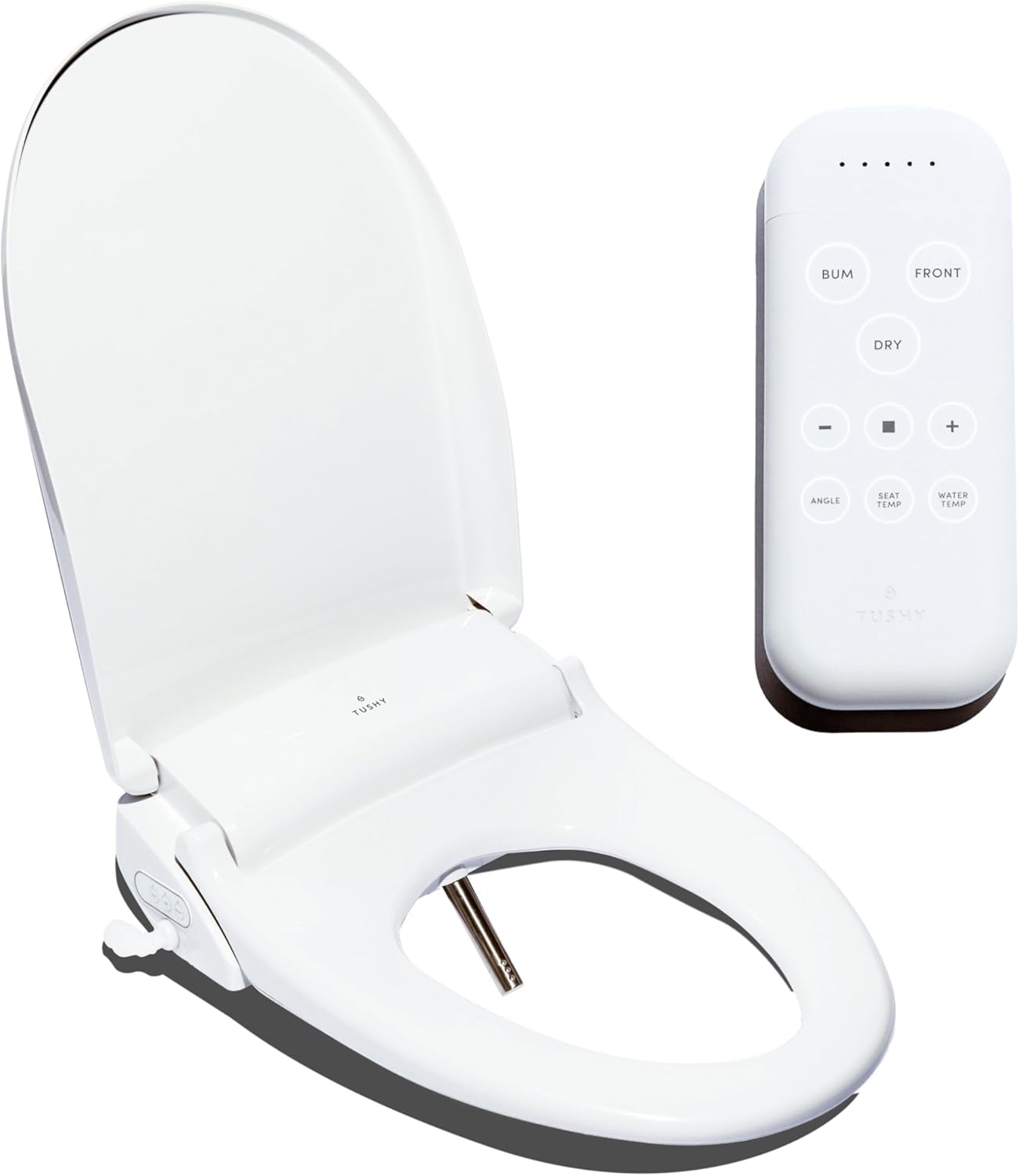 TUSHY Ace 2.0 elongated electric bidet seat with remote control