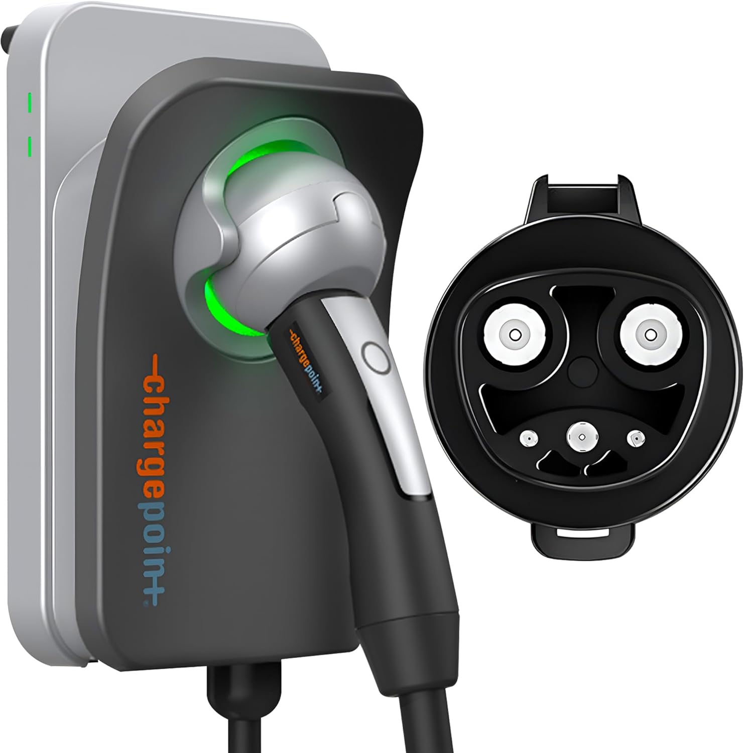 ChargePoint HomeFlex Level 2 EV Charger Hardwired NACS Tesla compatible smart charging station