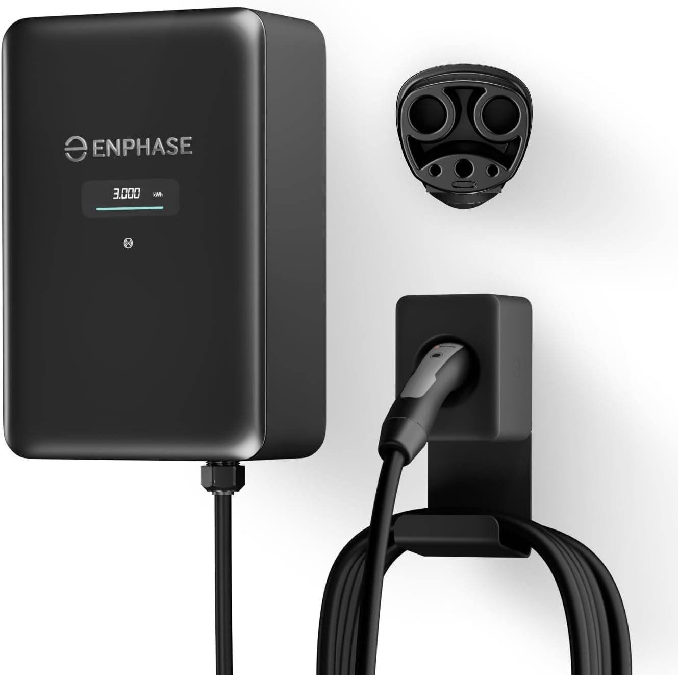 Enphase IQ EV Charger 2 48 amp Level 2 NACS smart charging station with Wi-Fi and Bluetooth