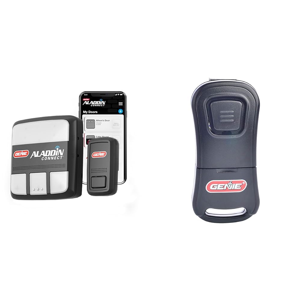 Genie ALKT1-R Aladdin Connect smart garage door opener controller kit with single-button remote