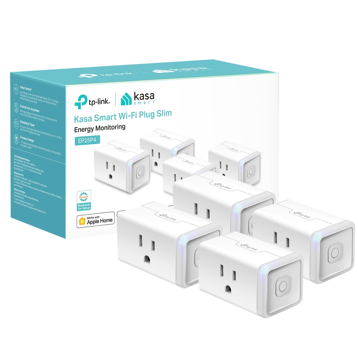 Kasa Smart Plug Mini 4-pack by TP-Link