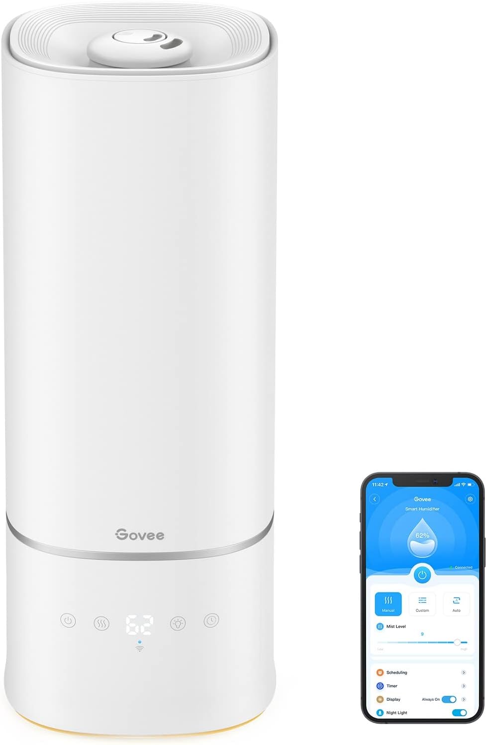 Govee 6L Smart WiFi Humidifier with RGB night light