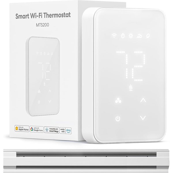 meross smart WiFi thermostat for electric baseboard and in-wall heaters