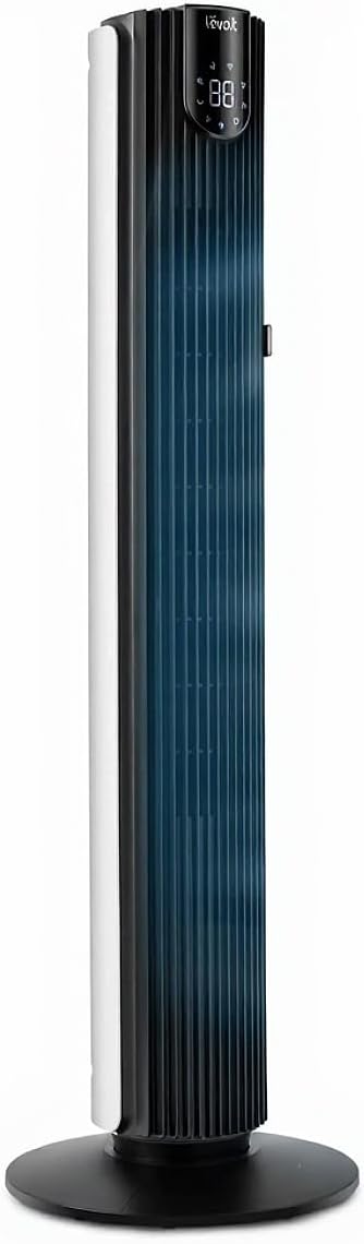 Levoit Smart 42-inch bladeless tower fan in black