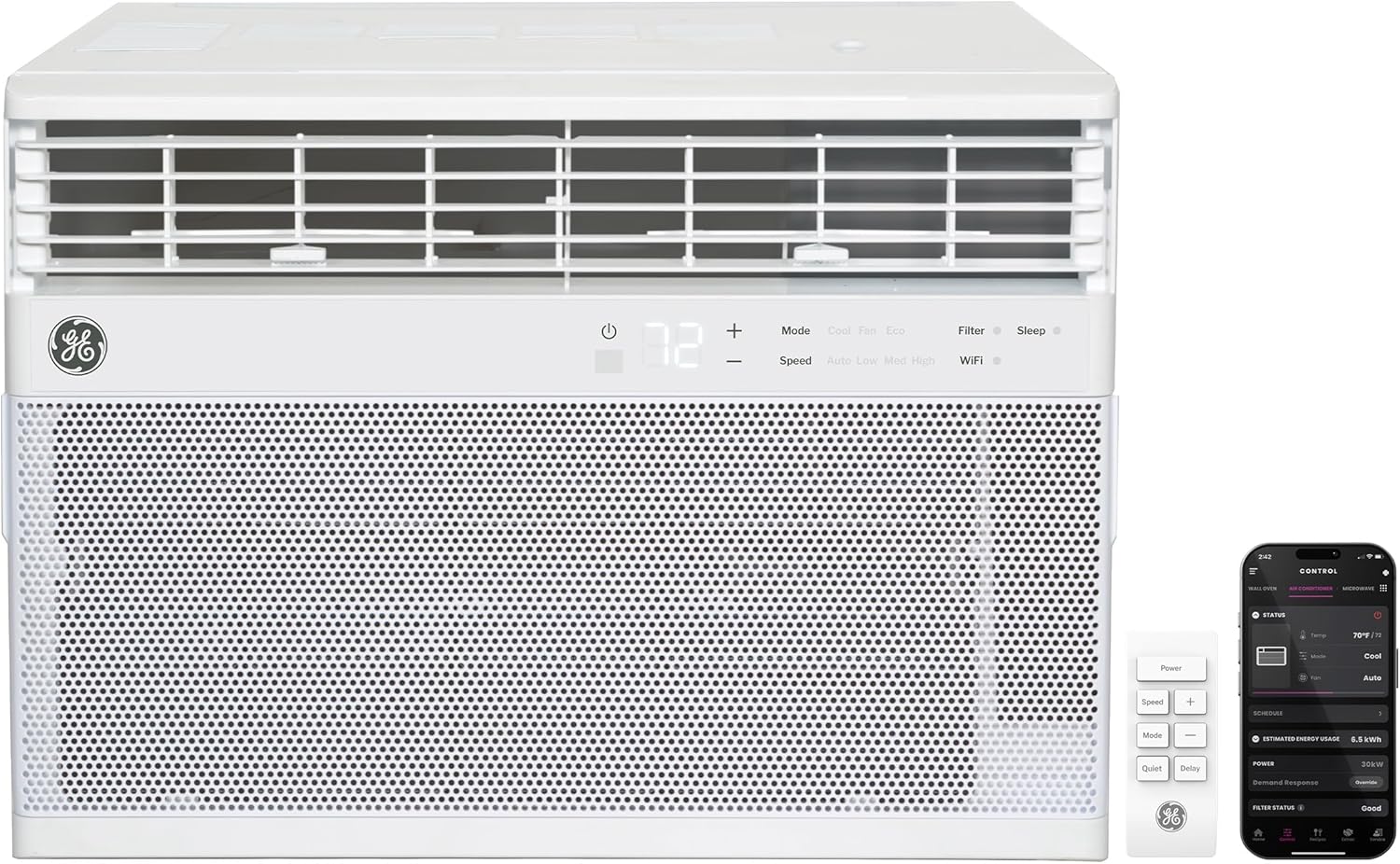GE 8000 BTU WiFi enabled window air conditioner